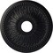 Ekena Millwork Bailey Ceiling Medallion (Fits Canopies up to 5 3/4"), 18"OD x 3 3/4"ID x 1 1/2"P, Steel Gray CM18BISGS - alternate 1